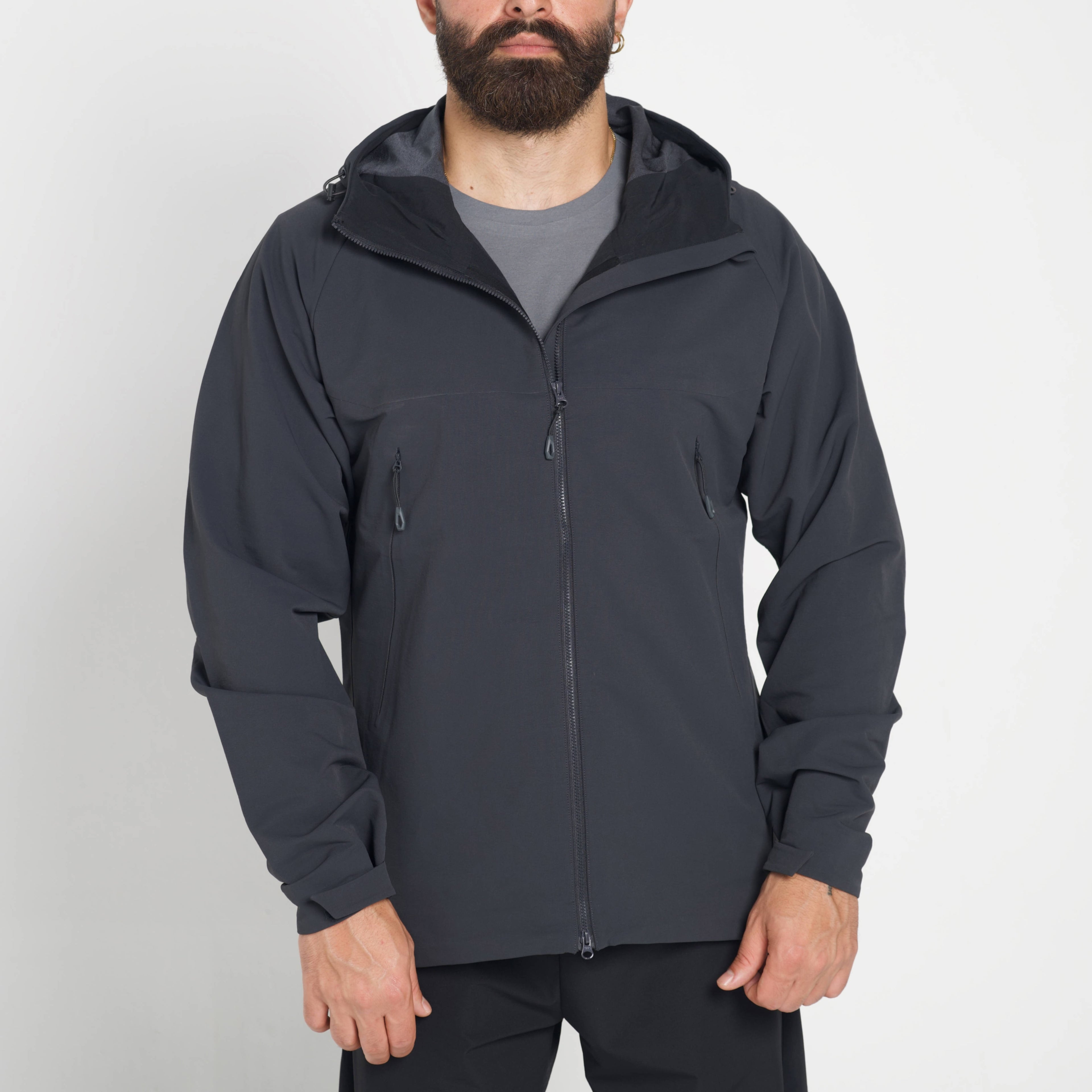 Weather-Resistant Performance Jacket - Grey