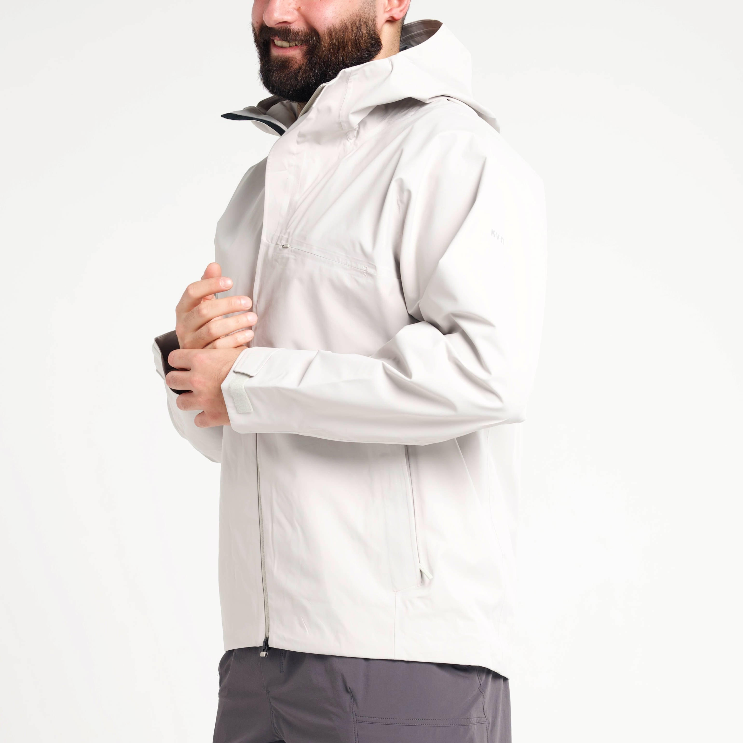 Vapor-Shell Ultralight Performance Windbreaker – Bone White