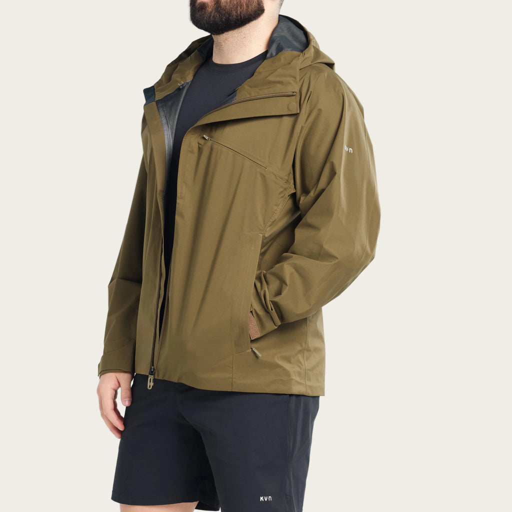 Windbreaker Jacket – Olive Brown