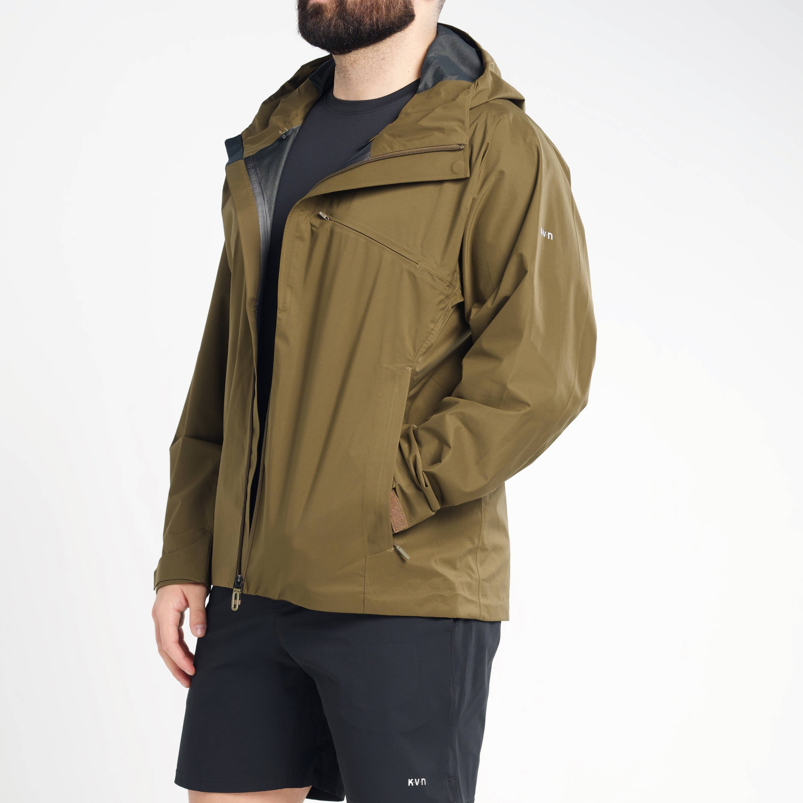 Vapor-Shell Ultralight Performance Windbreaker – Olive Brown