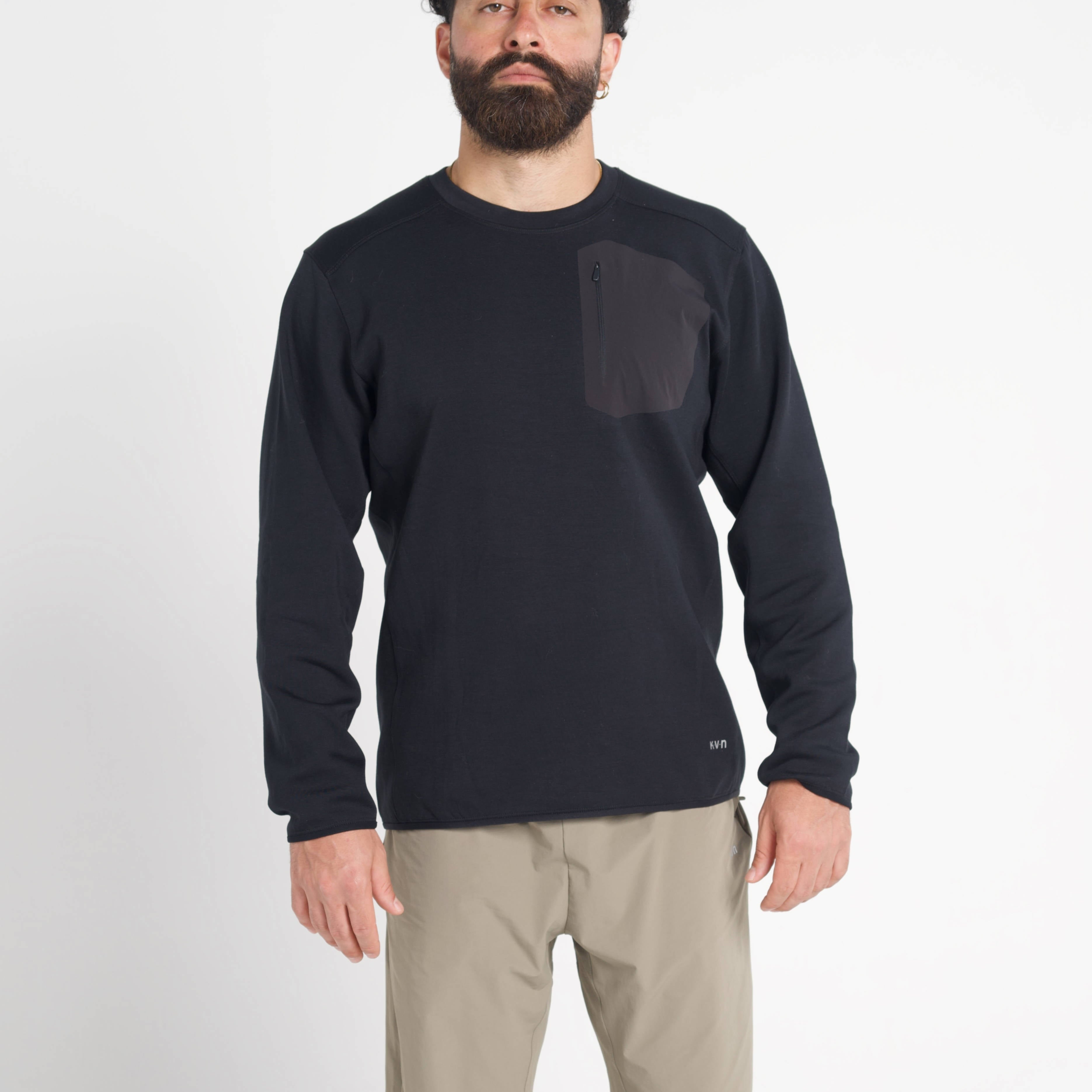 Lightweight Thermal Performance Sweatshirt - Black