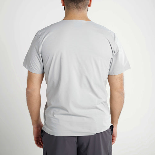 Mag-Utility Relaxed Performance Tee - Light Grey