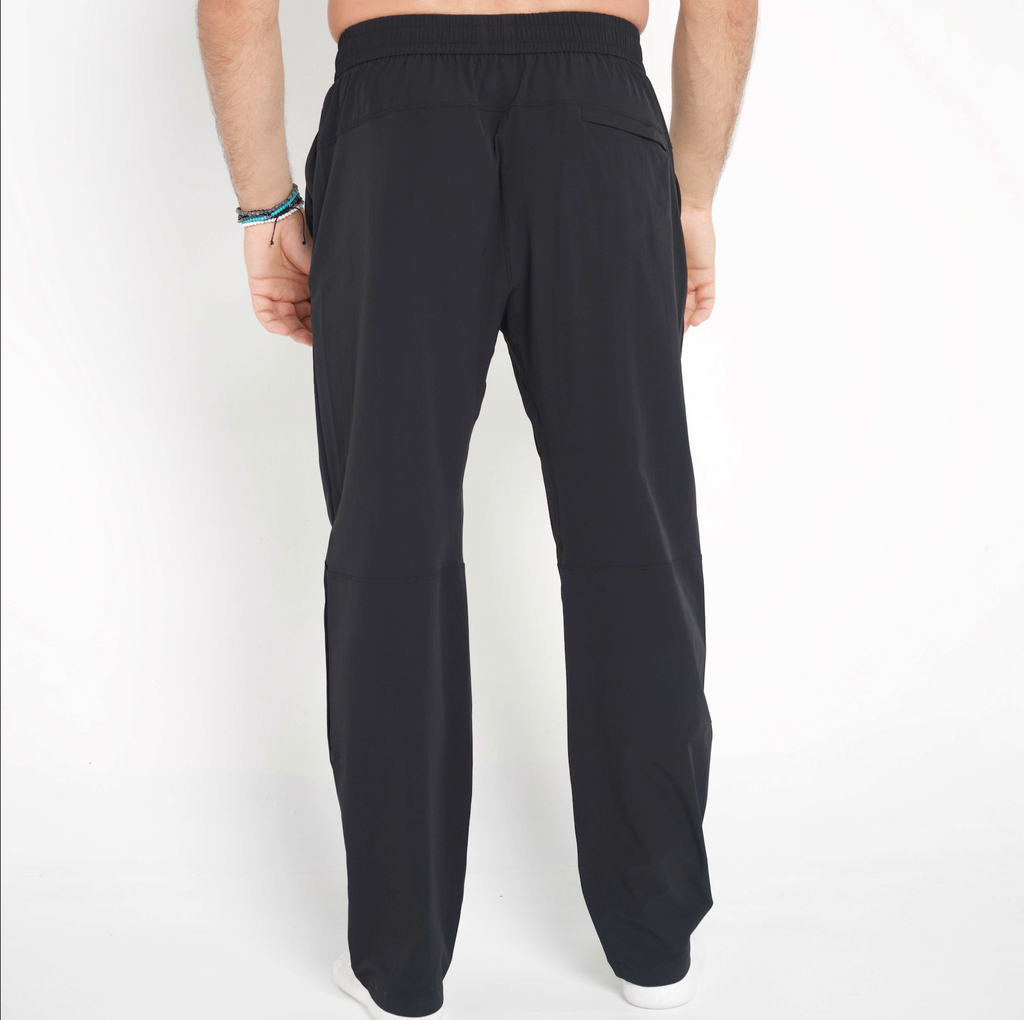 Water Repellent Technical Performance Pants - Black
