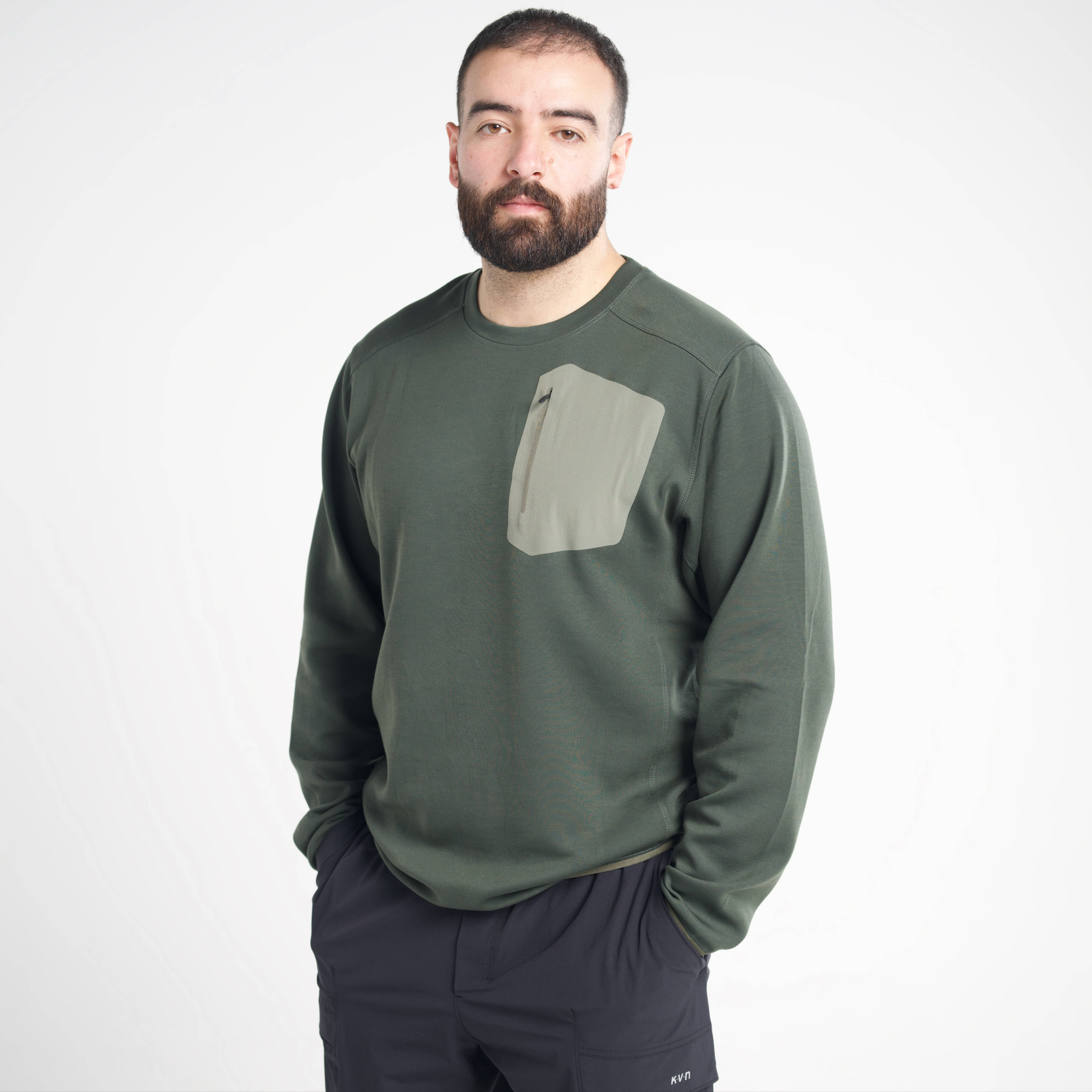 Lightweight Thermal Performance Sweatshirt - Army Green