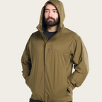 Windbreaker Jacket – Olive Brown