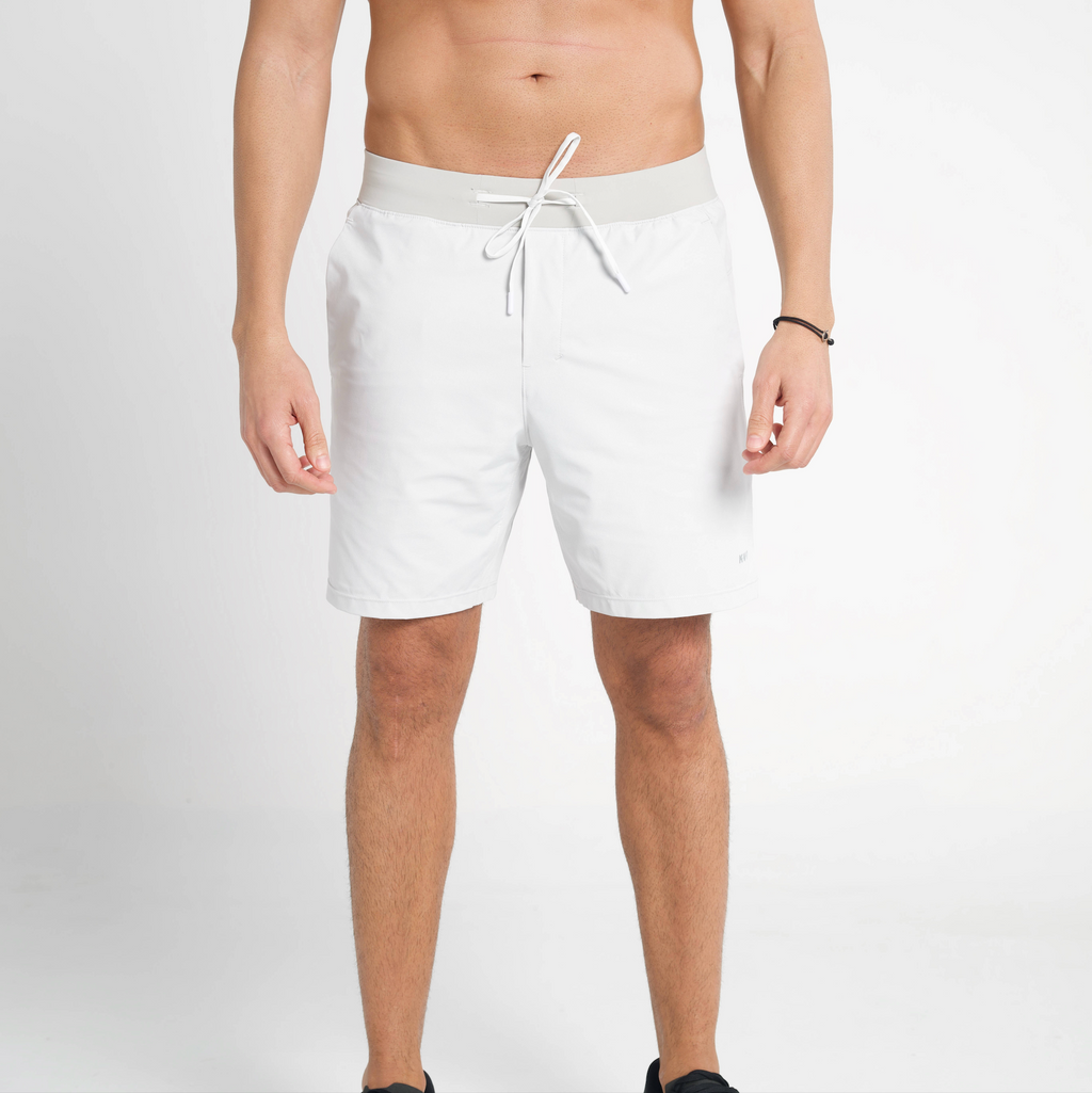 Sora Eco-Efficient Performance Shorts – Bone White