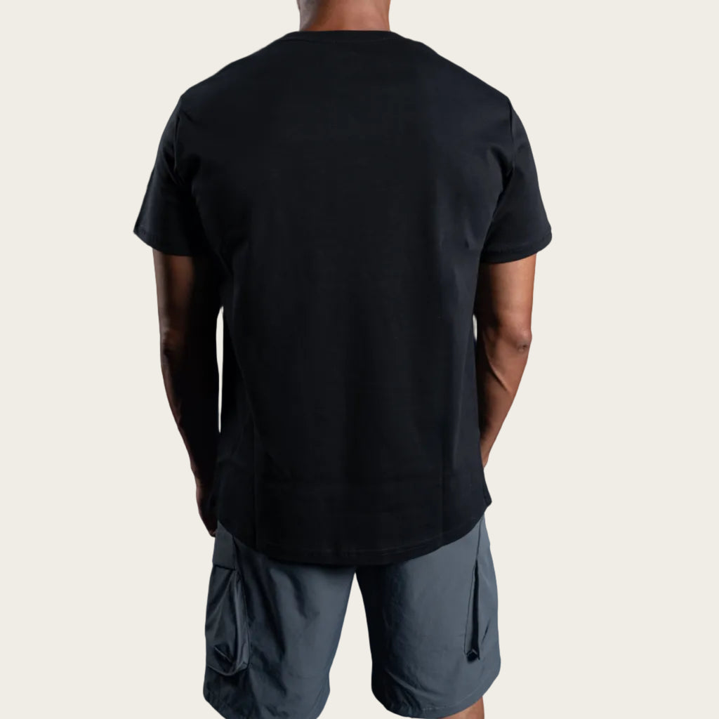 Loose Fit Cotton Tee - Black