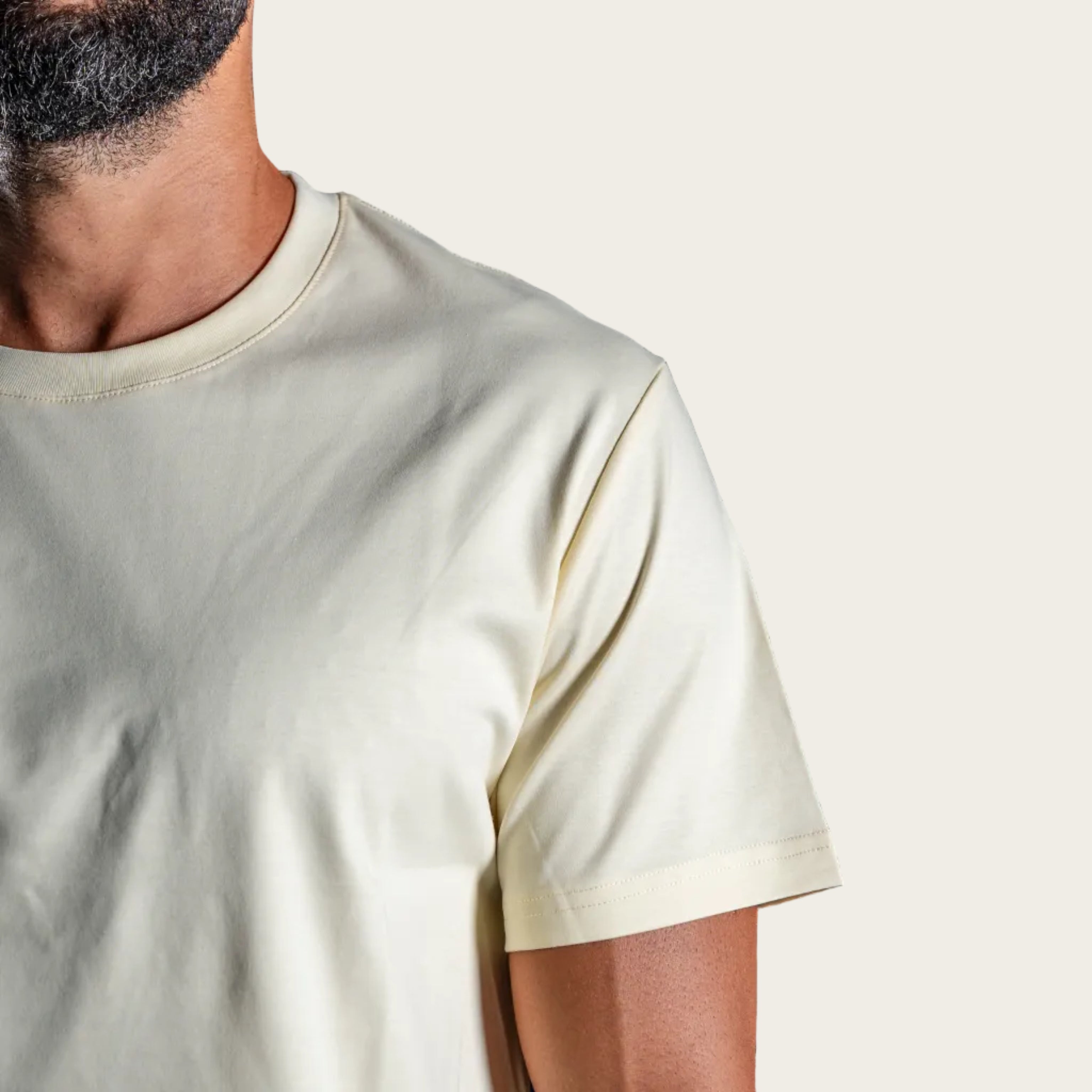 Loose Fit Cotton Tee - Butter Yellow