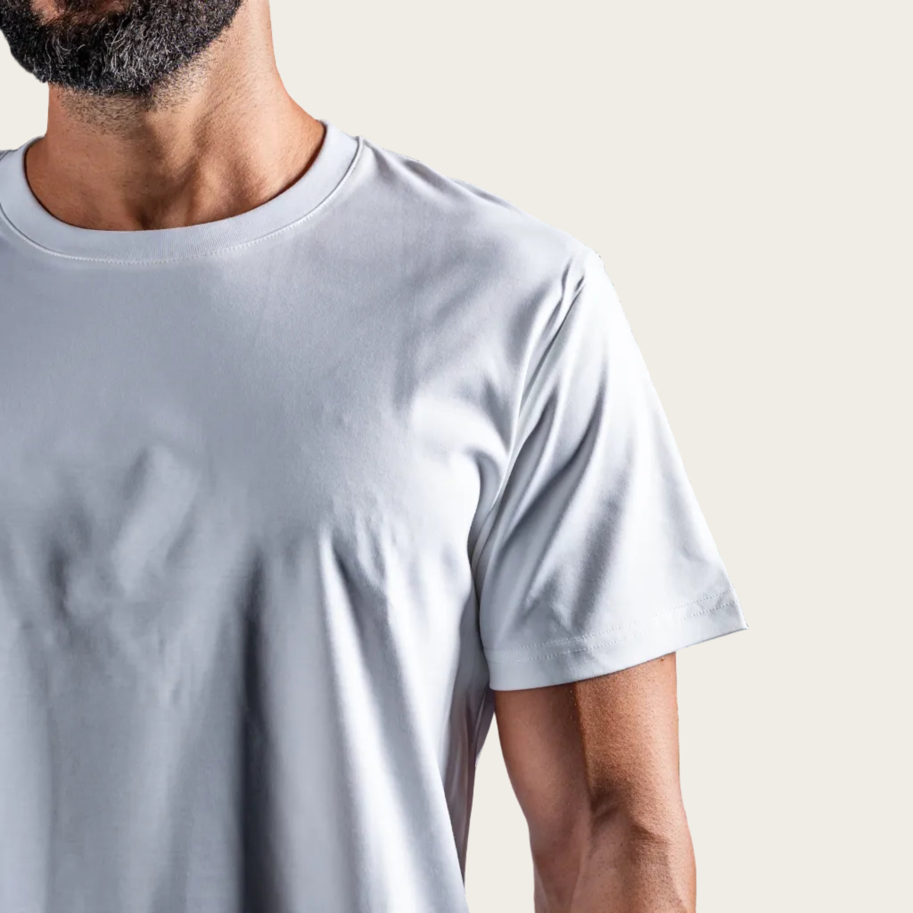 Loose Fit Cotton Tee - White