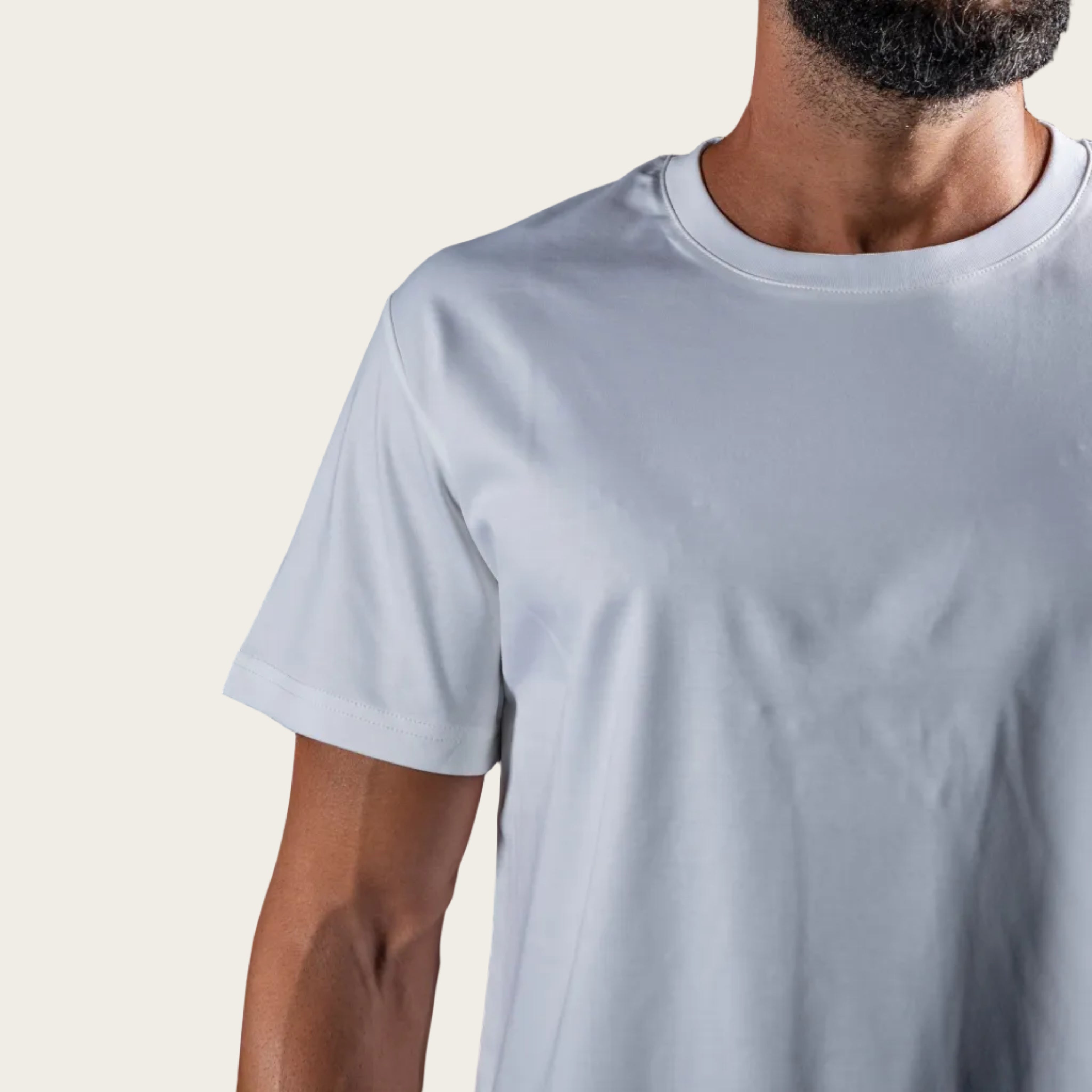 Loose Fit Cotton Tee - White