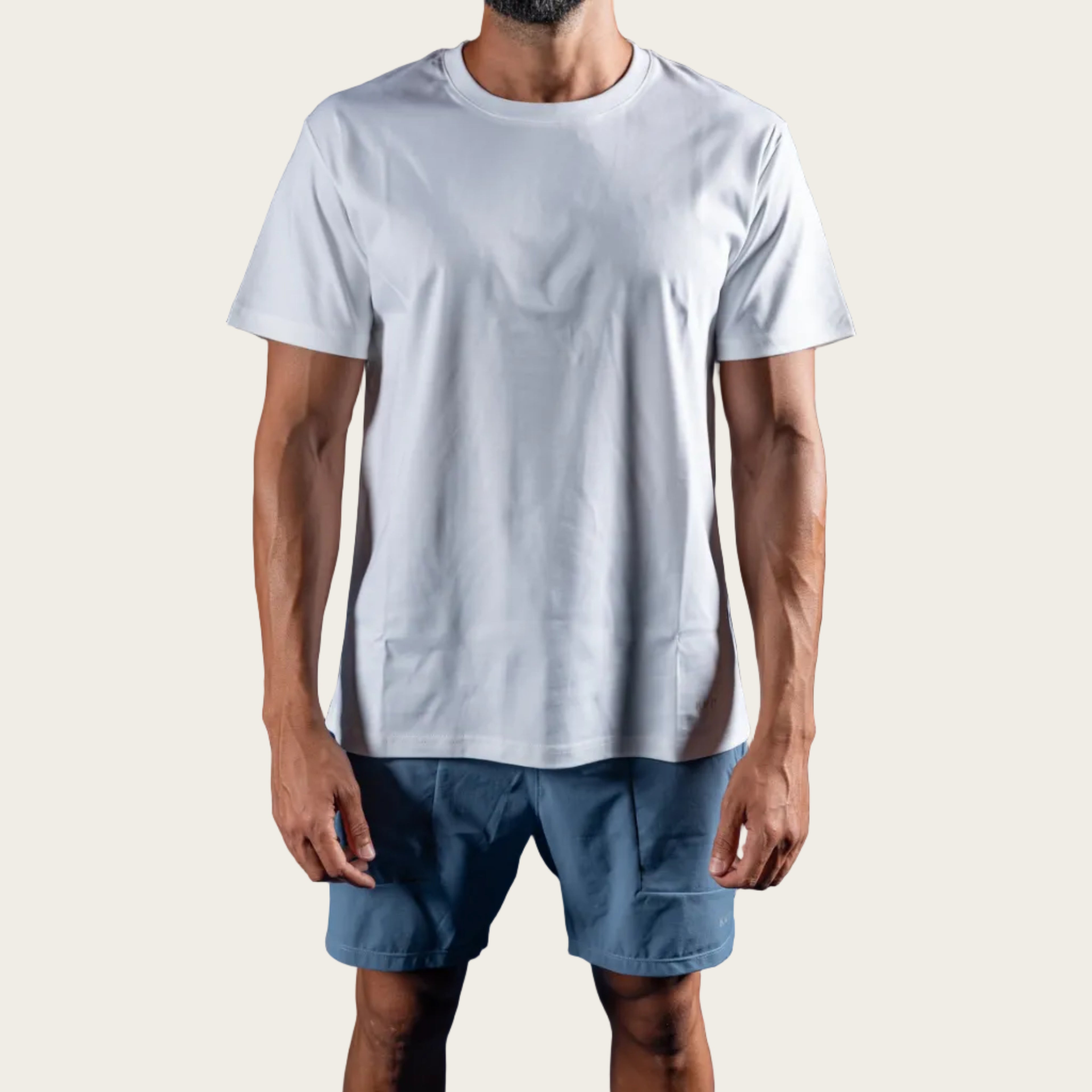 Loose Fit Cotton Tee - White